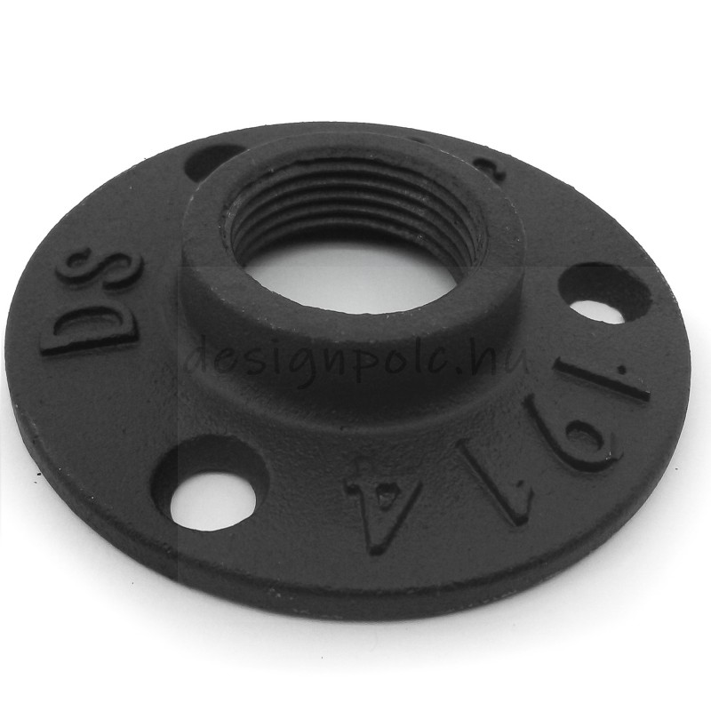 FALI TALP 3 FURATTAL 3/4 COL FEKETE CSŐPOLC RÖGZÍTÉSHEZ IDOMOK CSŐPOLCHOZ FALI TALP 3 FURATTAL 3/4 COL FEKETE CSŐPOLC RÖGZÍTÉSHEZ IDOMOK CSŐPOLCHOZ