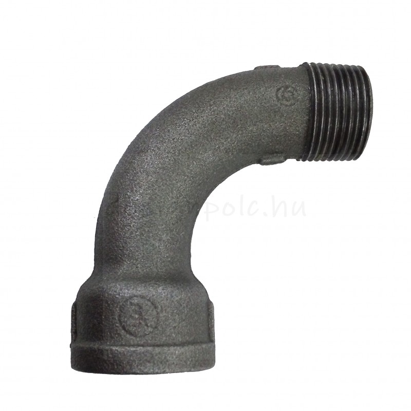 ÍV 90 FOKOS 3/4 COL ÖNTÖTTVASBÓL NATÚR IDOMOK CSŐPOLCHOZ ÍV 90 FOKOS 3/4 COL ÖNTÖTTVASBÓL NATÚR IDOMOK CSŐPOLCHOZ