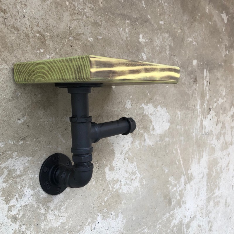 WC-PAPÍR TARTÓ CITROMFŰ SZÍNŰ POLCCAL WC-PAPÍR TARTÓ CITROMFŰ SZÍNŰ POLCCAL