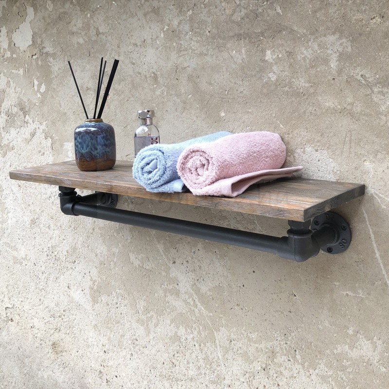 TÖRÖLKÖZŐTARTÓS POLC LOFT DESIGN CSŐPOLC FALI POLCOK TÖRÖLKÖZŐTARTÓS POLC LOFT DESIGN CSŐPOLC FALI POLCOK