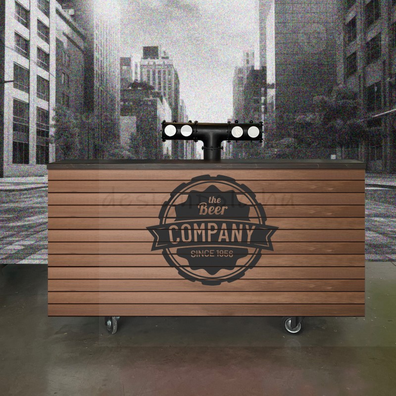 MOBIL SÖRPULT FA BORÍTÁSSAL 4 KEG 200CM MOBIL SÖRPULT FA BORÍTÁSSAL 4 KEG 200CM