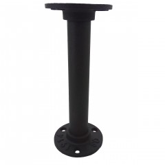 POLC TÁVTARTÓ  30CM FEKETE CSŐPOLC ÉPÍTÉSHEZ POLC ÉPÍTŐ ELEMEK